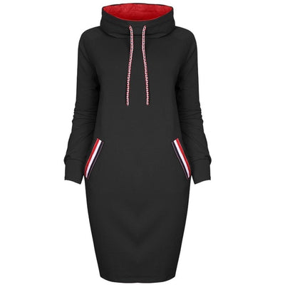 Women Hoodie Dress 2020 Winter Spring Women's Pullover Fashion Ladies Sweatshirts Female Long Hoodies Women Pull Hoody