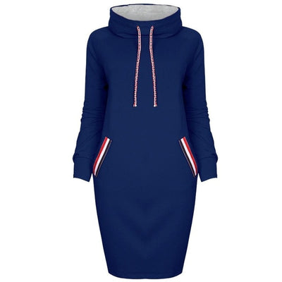 Women Hoodie Dress 2020 Winter Spring Women's Pullover Fashion Ladies Sweatshirts Female Long Hoodies Women Pull Hoody