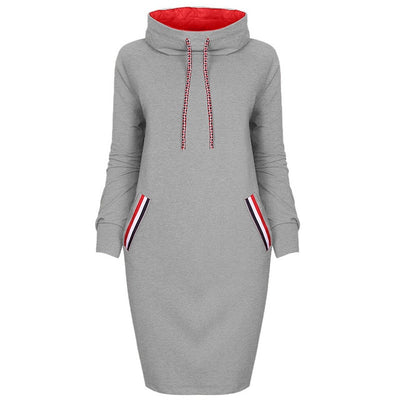 Women Hoodie Dress 2020 Winter Spring Women's Pullover Fashion Ladies Sweatshirts Female Long Hoodies Women Pull Hoody