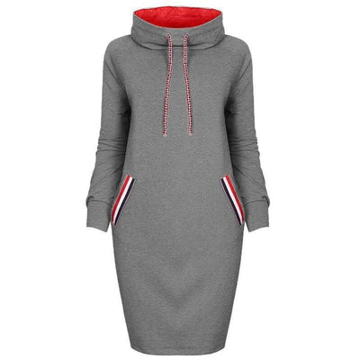 Women Hoodie Dress 2020 Winter Spring Women's Pullover Fashion Ladies Sweatshirts Female Long Hoodies Women Pull Hoody