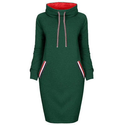 Women Hoodie Dress 2020 Winter Spring Women's Pullover Fashion Ladies Sweatshirts Female Long Hoodies Women Pull Hoody