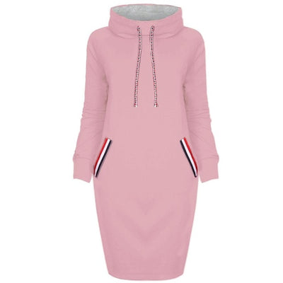 Women Hoodie Dress 2020 Winter Spring Women's Pullover Fashion Ladies Sweatshirts Female Long Hoodies Women Pull Hoody