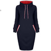 Women Hoodie Dress 2020 Winter Spring Women's Pullover Fashion Ladies Sweatshirts Female Long Hoodies Women Pull Hoody