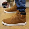 New High Top Men Canvas Casual shoes High Quality Men Vulcanized shoes Autumn Sneakers Metal Zipper buckle Plus Size Male Flats