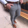 Men Business Formal Pants Fashion Male Elastic Straight Noble Stylish Casual Office Skinny Solid Slim Fit Spring Autumn Trousers