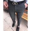 Men Business Formal Pants Fashion Male Elastic Straight Noble Stylish Casual Office Skinny Solid Slim Fit Spring Autumn Trousers