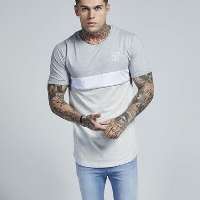 2020 Summer Sik Silk T Shirts Mens Short sleeve Tshirt Male Boys Tops Tees Casual t-shirt Silk Silk T Shirt Men