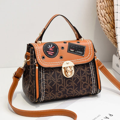 SHYAA Brand Fashion Trend Bills Shoulder Messenger Bag Slung Female Bag Wild Casual Tide Material Small Square Handbag