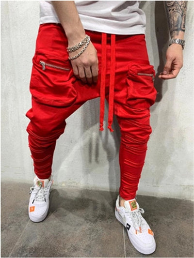 2019 New Men Joggers Brand Male Trousers Casual Pants Sweatpants Jogger Grey Casual Elastic Cotton GYMS Fitness Workout S-3XL