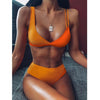 2020 Sexy Women High Waist Bikini Swimsuit Swimwear Female Bandeau Thong Brazilian Biquini Bikini Set Bathing Suit Bather