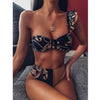 2020 Sexy Women High Waist Bikini Swimsuit Swimwear Female Bandeau Thong Brazilian Biquini Bikini Set Bathing Suit Bather