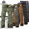 New Men Cargo Pants 6 color army green big pockets decoration mens Casual trousers easy wash male autumn army pants plus size 42